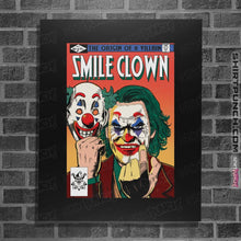 Load image into Gallery viewer, Shirts Posters / 4&quot;x6&quot; / Black Smile Clown
