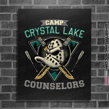 Load image into Gallery viewer, Daily_Deal_Shirts Posters / 4&quot;x6&quot; / Black Camp Counselors
