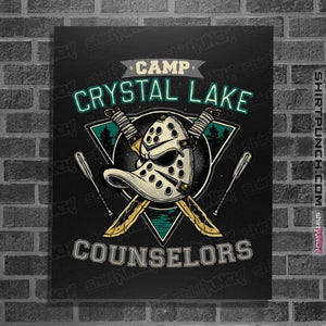 Daily_Deal_Shirts Posters / 4"x6" / Black Camp Counselors