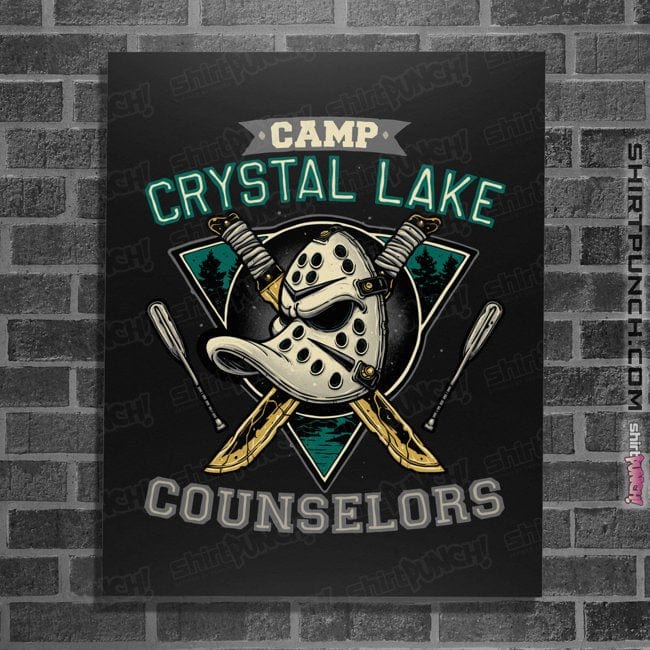 Daily_Deal_Shirts Posters / 4"x6" / Black Camp Counselors