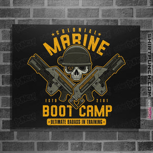 Shirts Posters / 4"x6" / Black Colonial Marine Boot Camp