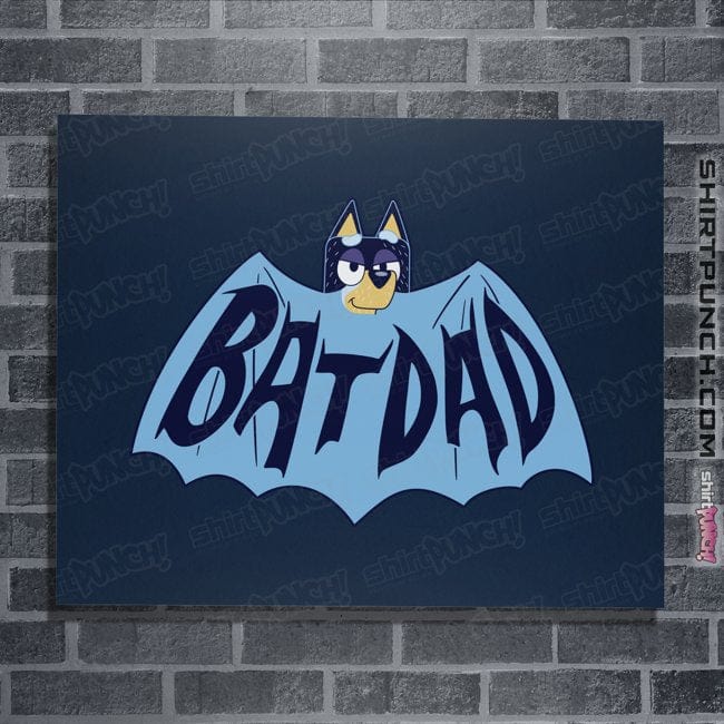 Daily_Deal_Shirts Posters / 4"x6" / Navy Batdad