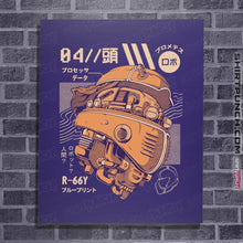 Load image into Gallery viewer, Shirts Posters / 4&quot;x6&quot; / Violet Robo Head
