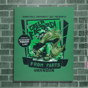 Shirts Posters / 4"x6" / Irish Green The Green Bastard