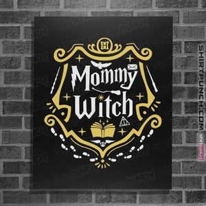 Shirts Posters / 4"x6" / Black Mommy Witch