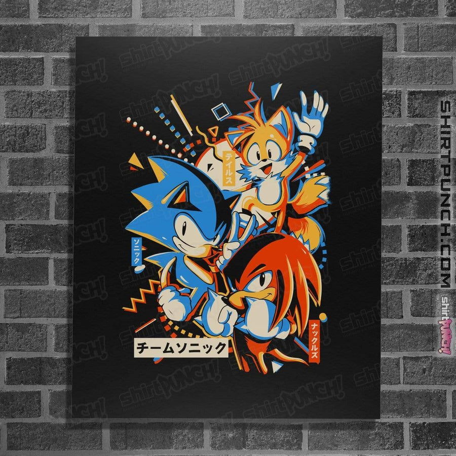 Shirts Posters / 4"x6" / Black Team Mania