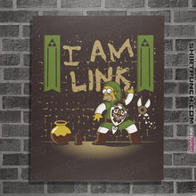 Load image into Gallery viewer, Shirts Posters / 4&quot;x6&quot; / Dark Chocolate I Am Link
