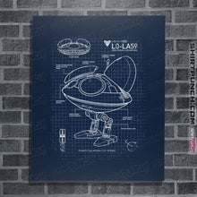Load image into Gallery viewer, Daily_Deal_Shirts Posters / 4&quot;x6&quot; / Navy LO-LA59 Schematics
