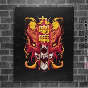 Secret_Shirts Posters / 4"x6" / Black Kurama