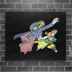 Daily_Deal_Shirts Posters / 4"x6" / Black The Duck  Knight