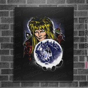 Daily_Deal_Shirts Posters / 4"x6" / Black Maze Goblin King