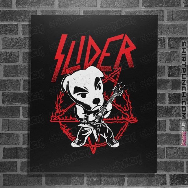 Secret_Shirts Posters / 4"x6" / Black KK Slider King