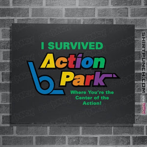 Secret_Shirts Posters / 4"x6" / Dark Heather Action Park