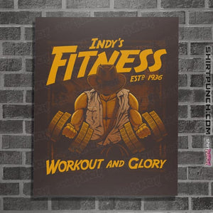 Daily_Deal_Shirts Posters / 4"x6" / Dark Chocolate Workout And Glory