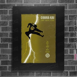 Shirts Posters / 4"x6" / Black Cobra Kai Returns