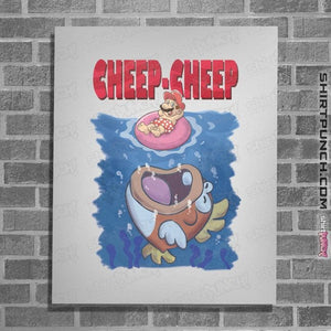 Daily_Deal_Shirts Posters / 4"x6" / White Cheep Cheep