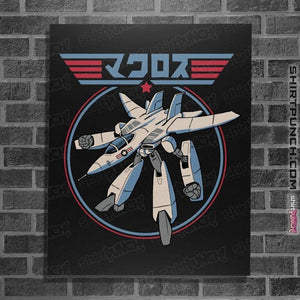 Daily_Deal_Shirts Posters / 4"x6" / Black VF-1 Maverick