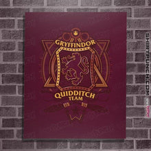 Load image into Gallery viewer, Shirts Posters / 4&quot;x6&quot; / Maroon Quidditch Team
