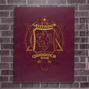 Shirts Posters / 4"x6" / Maroon Quidditch Team