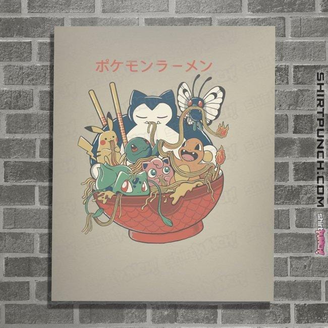 Shirts Posters / 4"x6" / Natural Poke bowl