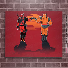 Load image into Gallery viewer, Secret_Shirts Posters / 4&quot;x6&quot; / Red Farewell Fist Bump
