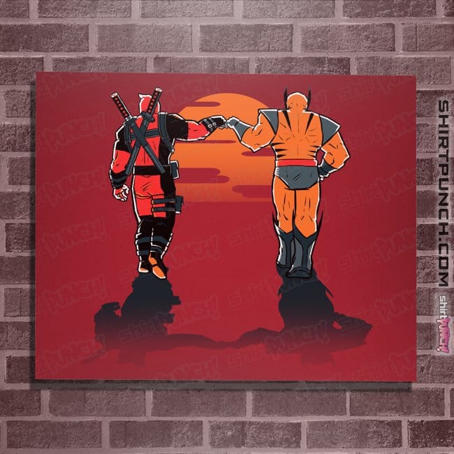 Secret_Shirts Posters / 4"x6" / Red Farewell Fist Bump