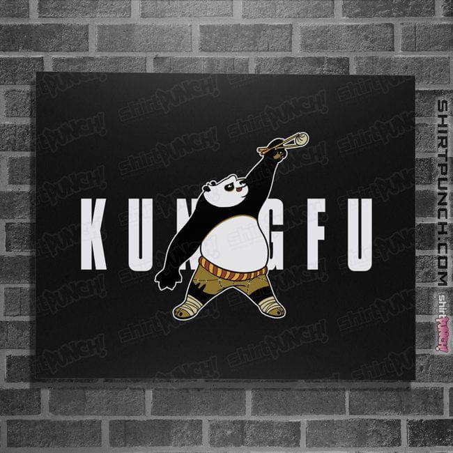 Daily_Deal_Shirts Posters / 4"x6" / Black Air Panda