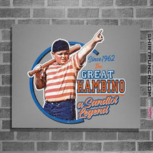 Load image into Gallery viewer, Shirts Posters / 4&quot;x6&quot; / Sports Grey The Great Hambino
