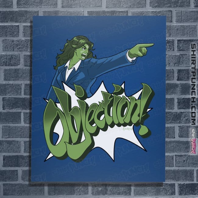 Secret_Shirts Posters / 4"x6" / Royal Blue Super Lawyer