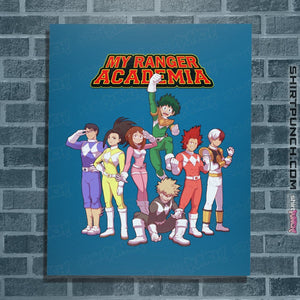 Shirts Posters / 4"x6" / Sapphire My Ranger Academia