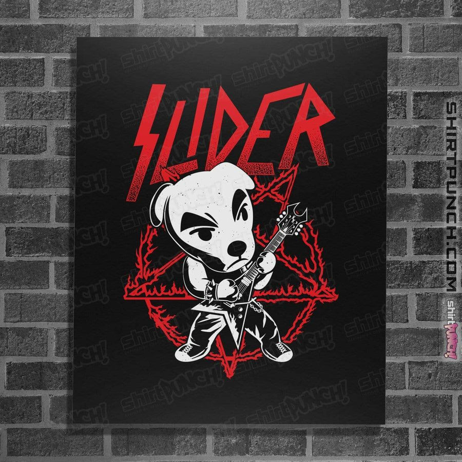 Shirts Posters / 4"x6" / Black Slider King