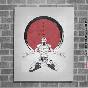 Shirts Posters / 4"x6" / White Dhalsim Zen