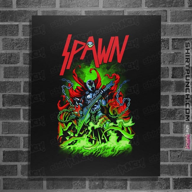 Daily_Deal_Shirts Posters / 4"x6" / Black Hellslayer
