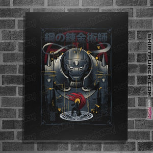 Secret_Shirts Posters / 4"x6" / Black The Armored Alchemist