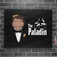 Load image into Gallery viewer, Shirts Posters / 4&quot;x6&quot; / Black The Paladin
