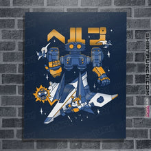 Load image into Gallery viewer, Secret_Shirts Posters / 4&quot;x6&quot; / Navy Space Troubles
