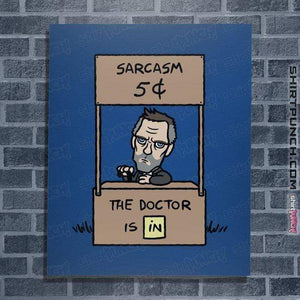 Secret_Shirts Posters / 4"x6" / Royal Blue Sarcasm Stand