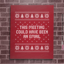 Load image into Gallery viewer, Daily_Deal_Shirts Posters / 4&quot;x6&quot; / Red Email Meeting Sweater
