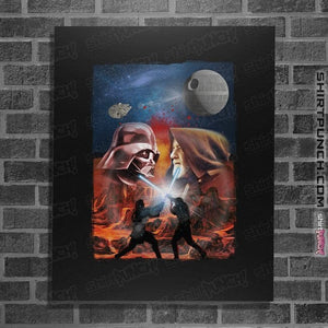 Daily_Deal_Shirts Posters / 4"x6" / Black The Duel