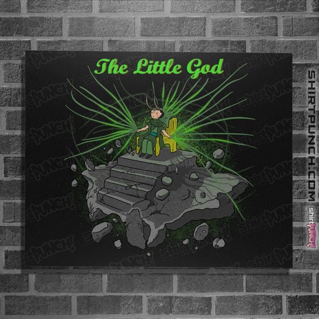 Secret_Shirts Posters / 4"x6" / Black The Little God