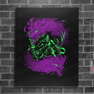 Daily_Deal_Shirts Posters / 4"x6" / Black Legendary Pirate Hunter