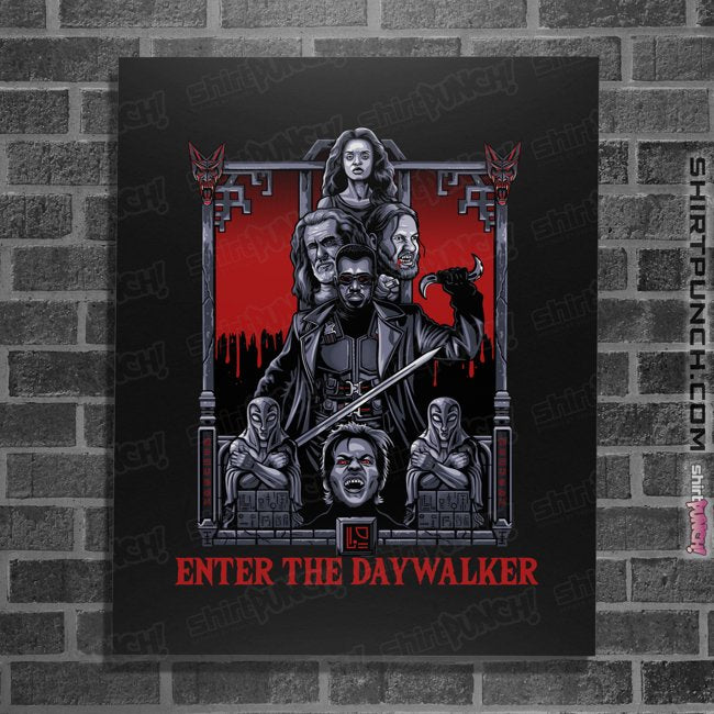 Secret_Shirts Posters / 4"x6" / Black Day Walker