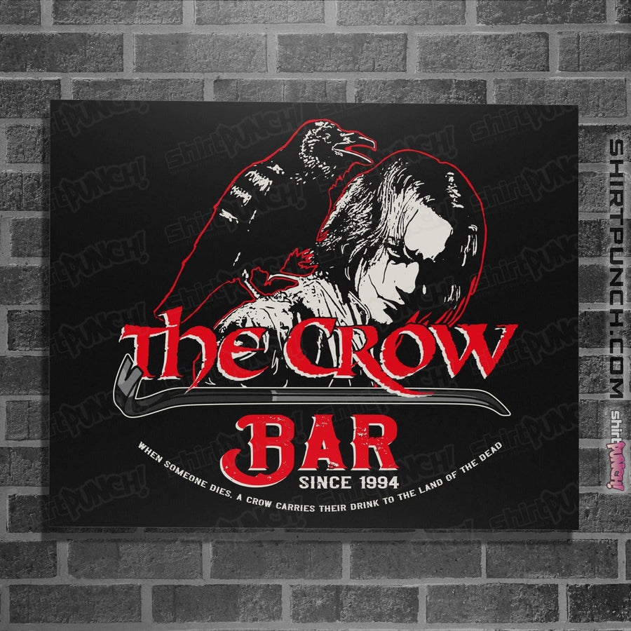 Shirts Posters / 4"x6" / Black The Crow Bar