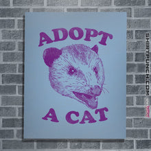 Load image into Gallery viewer, Shirts Posters / 4&quot;x6&quot; / Powder Blue Adopt A Cat
