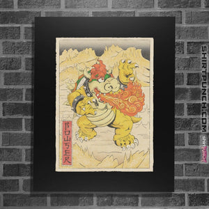 Shirts Posters / 4"x6" / Black Bowser