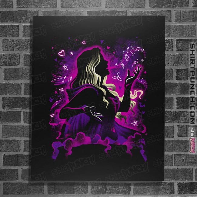 Daily_Deal_Shirts Posters / 4"x6" / Black Love Witch