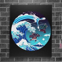 Load image into Gallery viewer, Shirts Posters / 4&quot;x6&quot; / Black Breath Of The Great Wave

