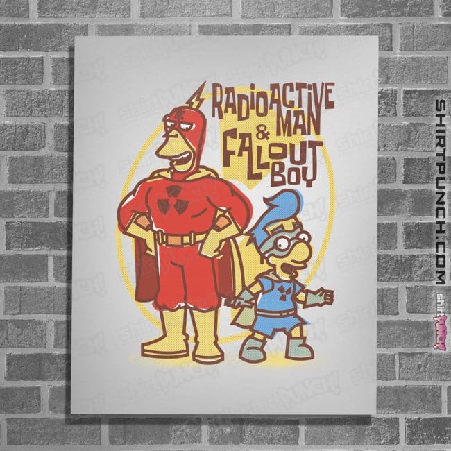 Daily_Deal_Shirts Posters / 4"x6" / White Radioactive Squad