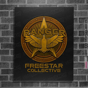 Daily_Deal_Shirts Posters / 4"x6" / Black Freestar Rangers