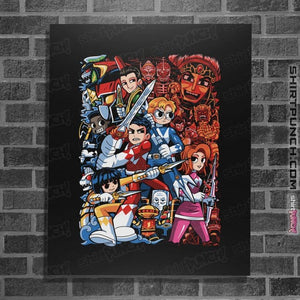 Daily_Deal_Shirts Posters / 4"x6" / Black Morphin Pilgrim